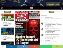 Tablet Screenshot of hackerjournal.it